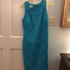 Turquoise cocktail dress
